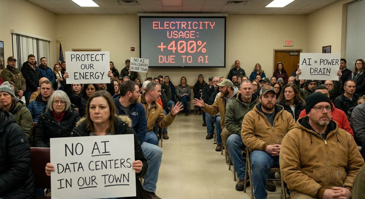 American Left and Right Unite: Heck No to AI Data Centers!