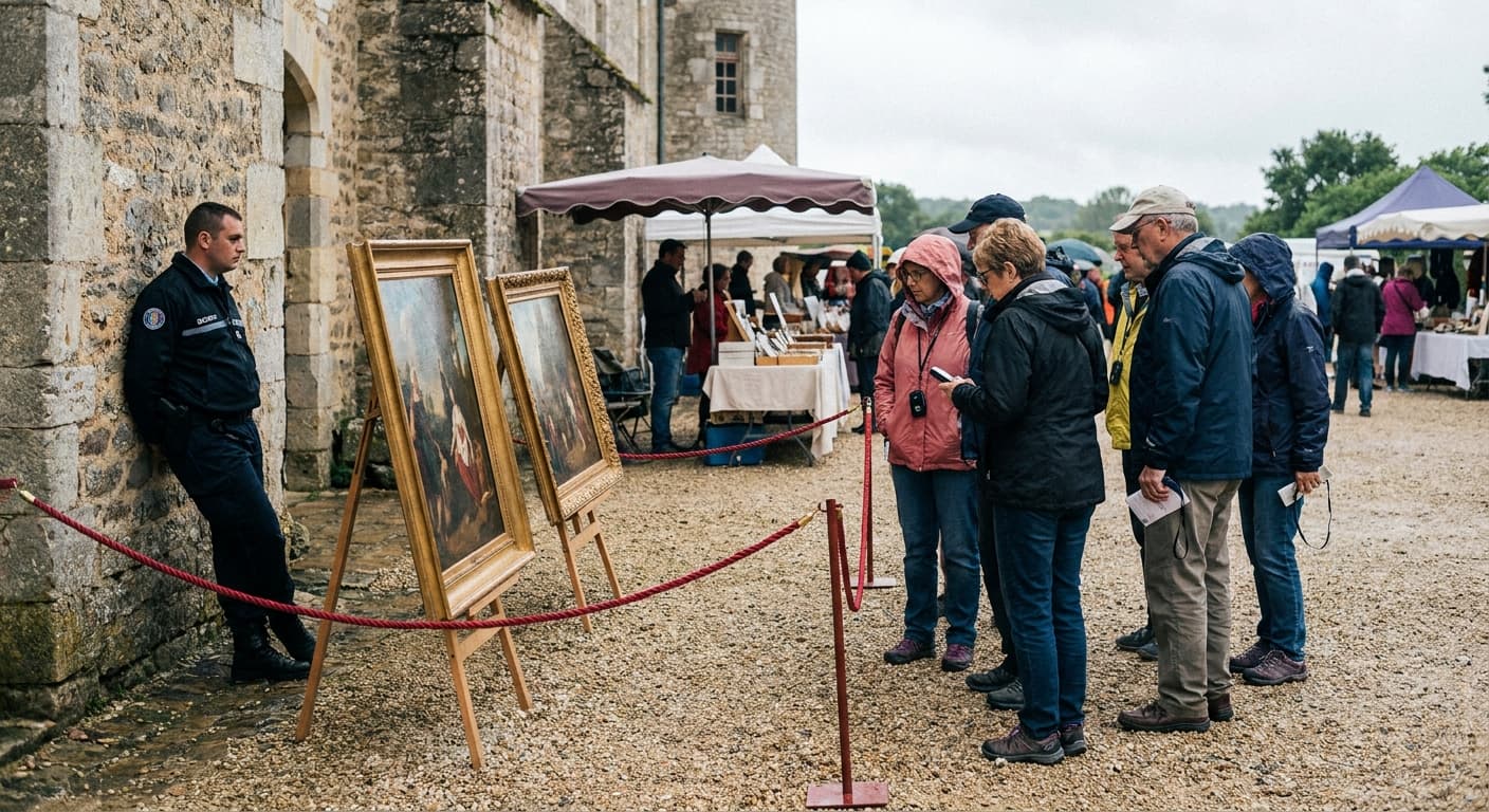 Art Heist Turns Gravel Parking Lot into Gallery, Baffles Institutions