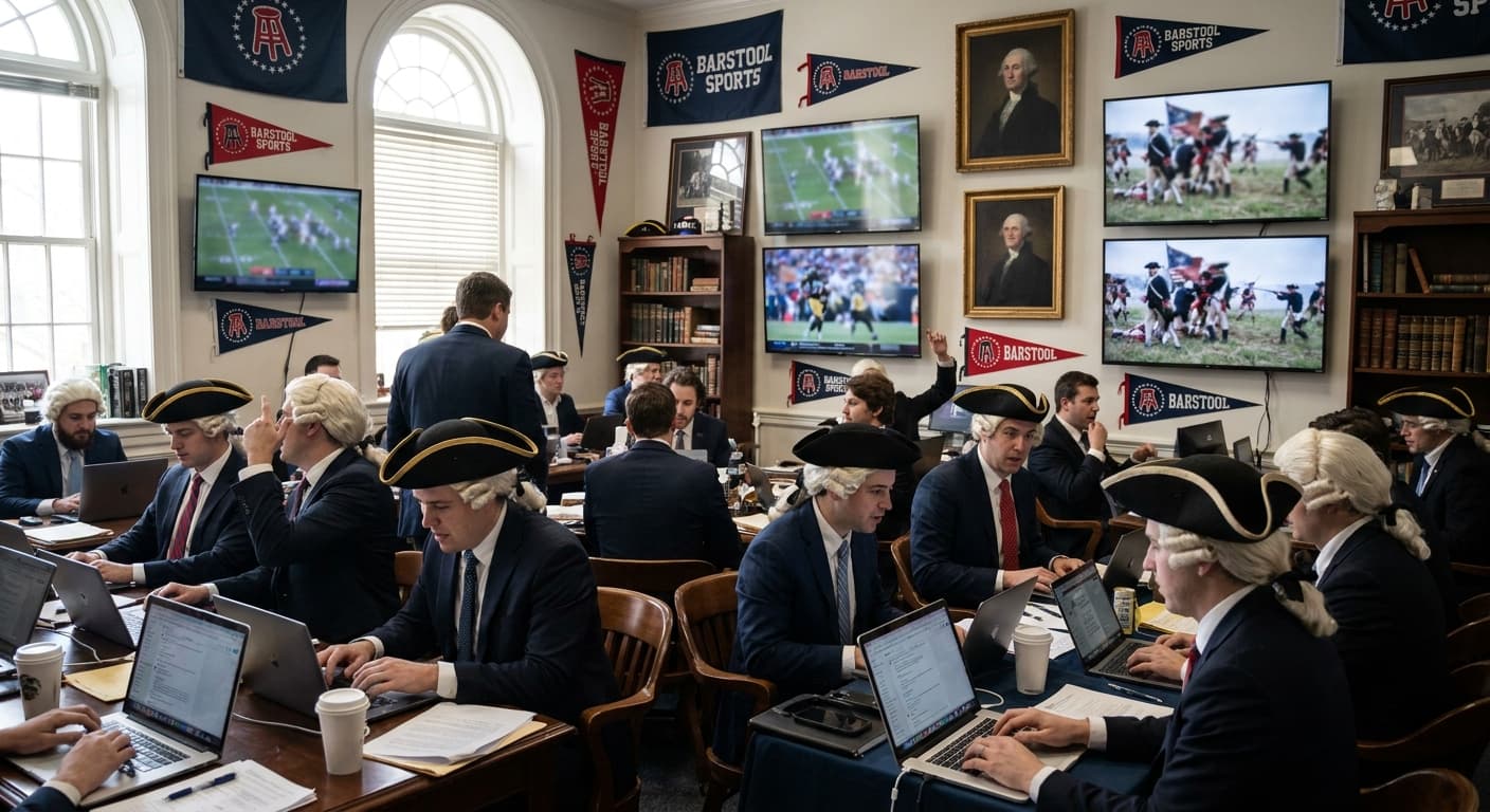 Barstool Sports Declares Itself the Secret Fourth Branch of Government