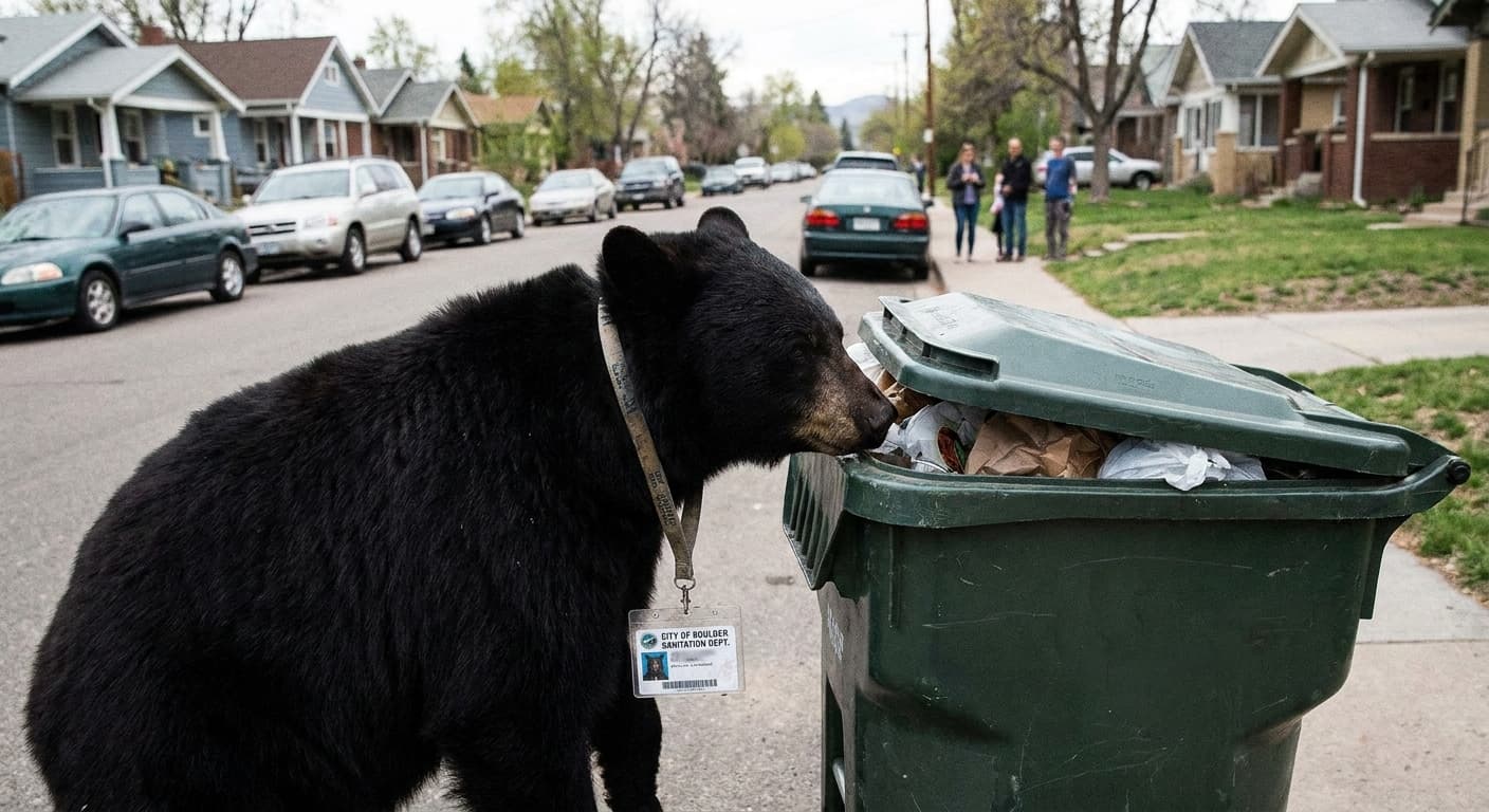 Black Bears Embark on New Careers as Sanitation Workers in the Rockies