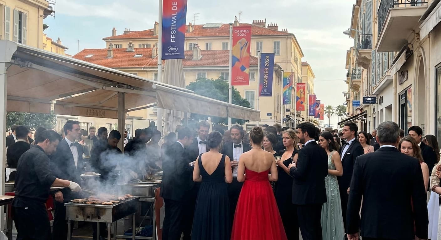 Breaking: Cannes Festival Attendees Report Sudden Onset of Intense Cravings for Korean Barbecue
