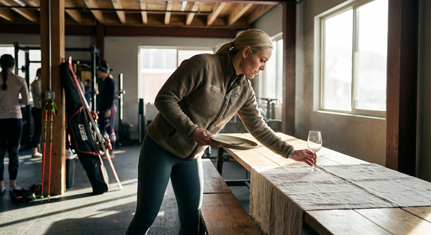 Breaking: Lindsey Vonn Reveals Secret Training Regimen Involving Extreme Yoga and Competitive Table-Setting