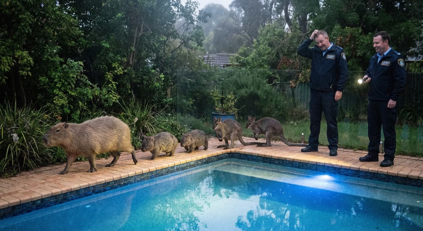 Capybara Caper: Prime Minister's New Pet Throws Poolside Extravaganza