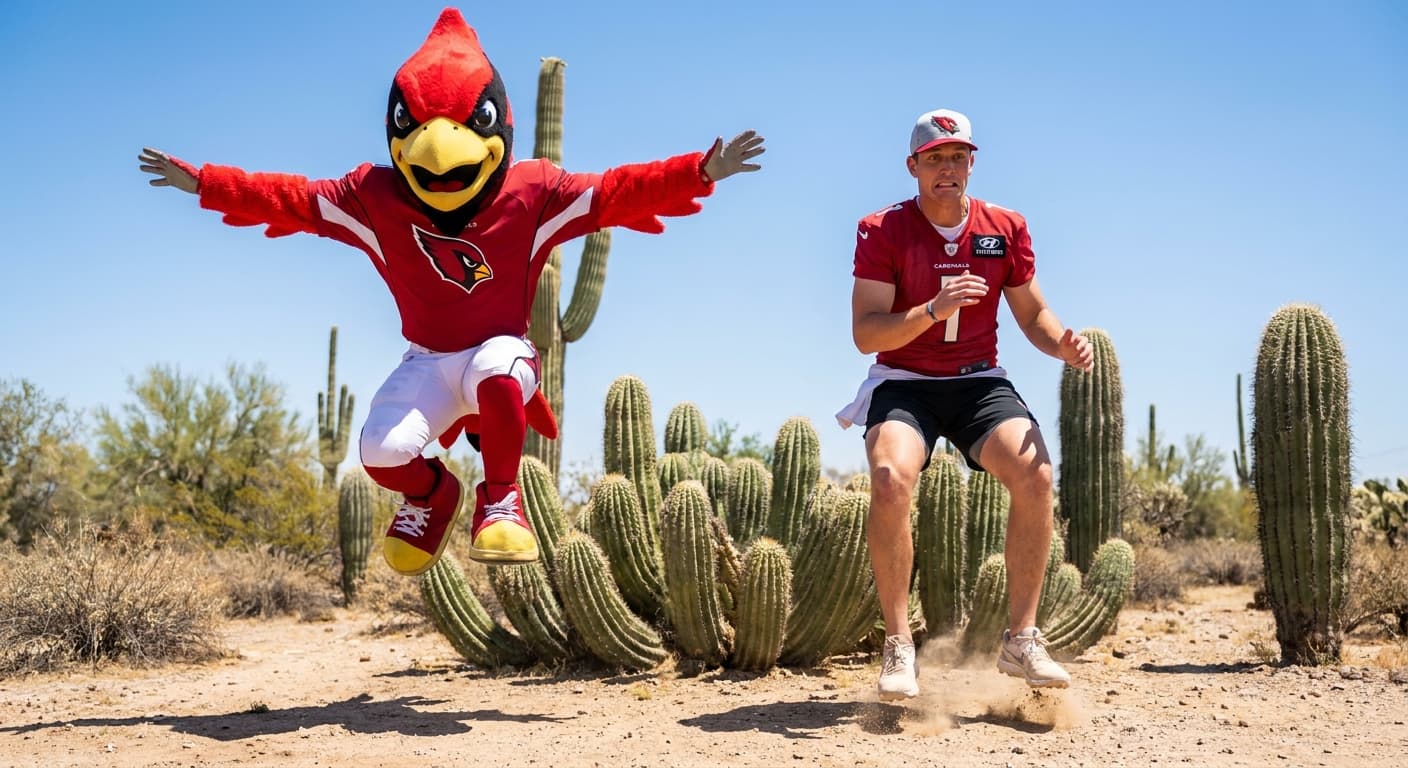 Cardinals' New Draftee Faces Tough Reality: Mascot Big Red Puts Beck to the Test