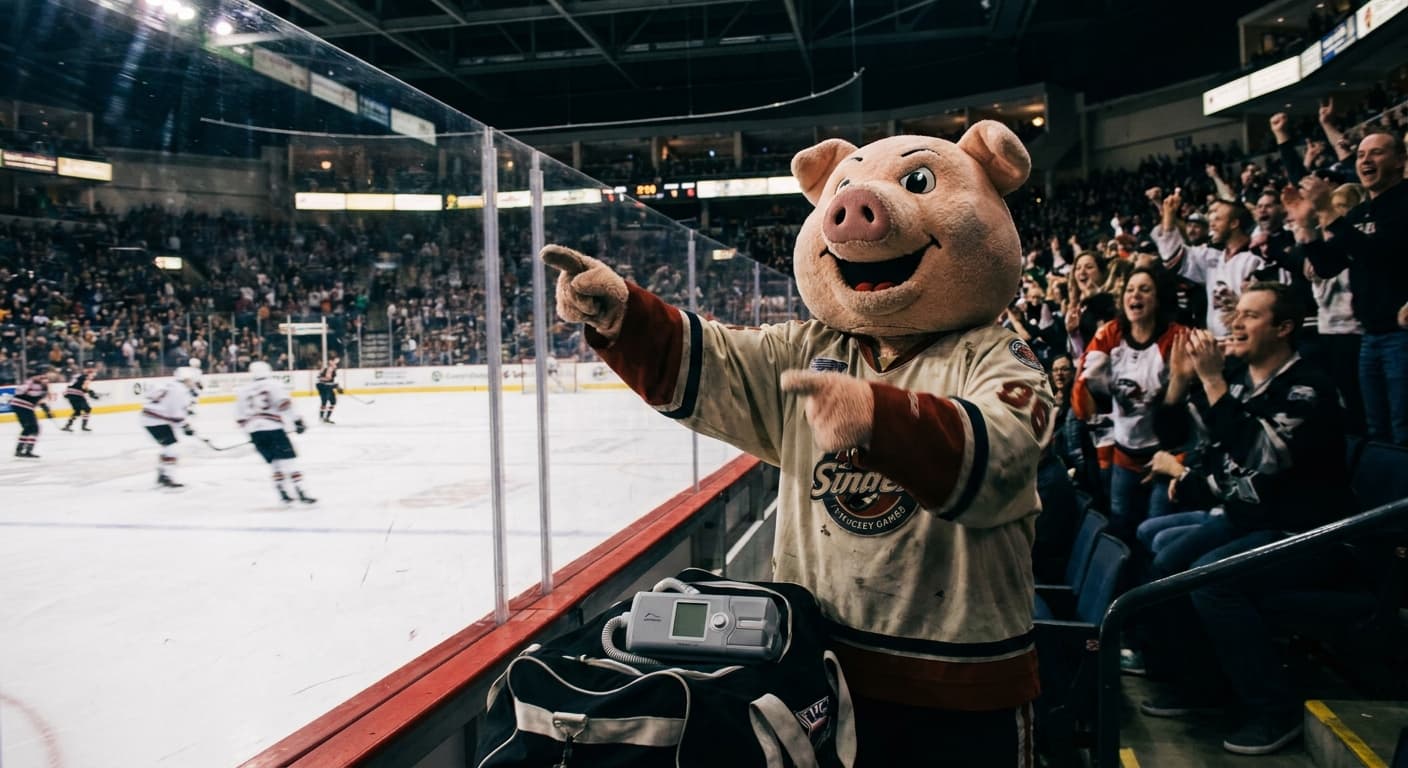Carolina Hurricanes' Mascot Powers Team to Stanley Cup Final with CPAP-Induced Tailwind