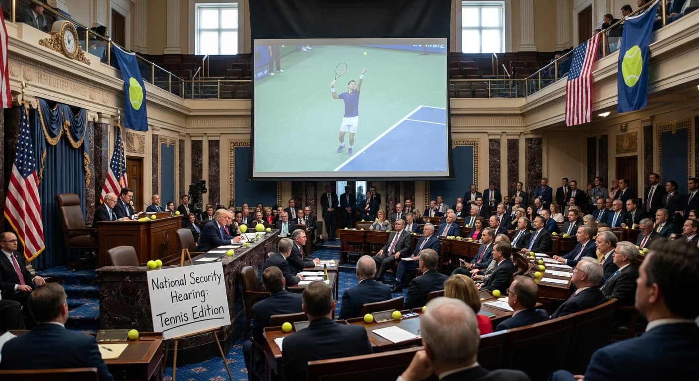 Coco Gauff's Backhand Declared a Matter of National Security, Congress to Convene Urgent Session