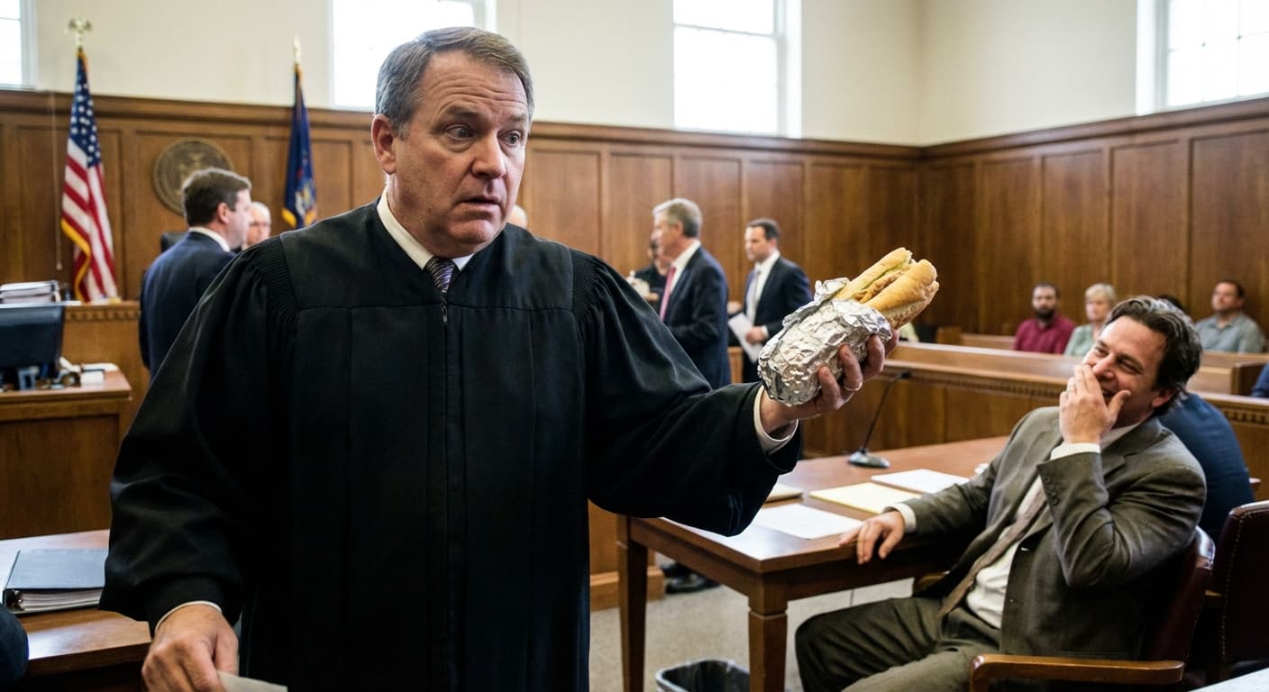 Defendant Claims Judge's Sandwich Wrongs as Cause for Vindictive Prosecution