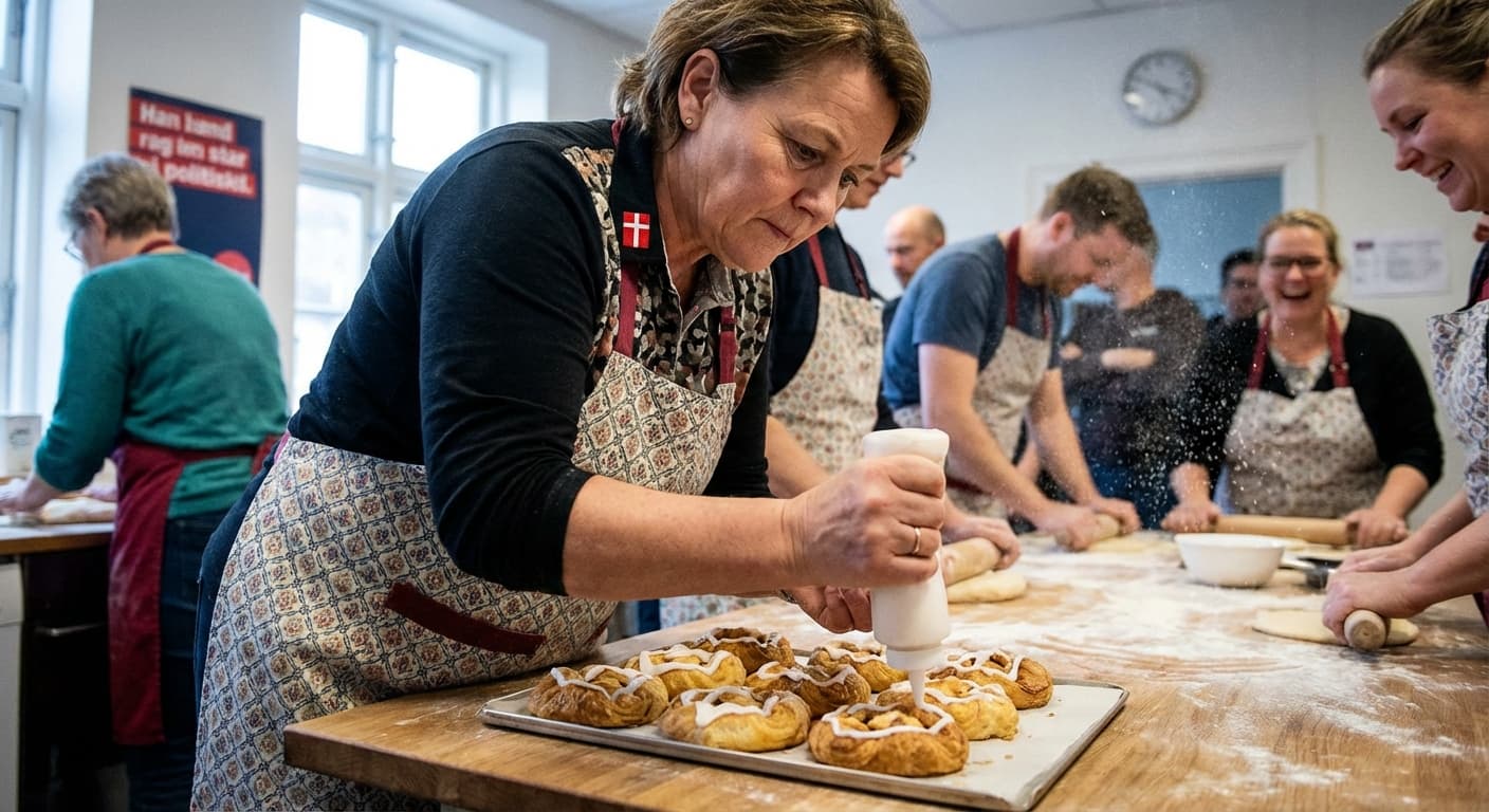 Denmark's Election Glazed with Pastry Competition