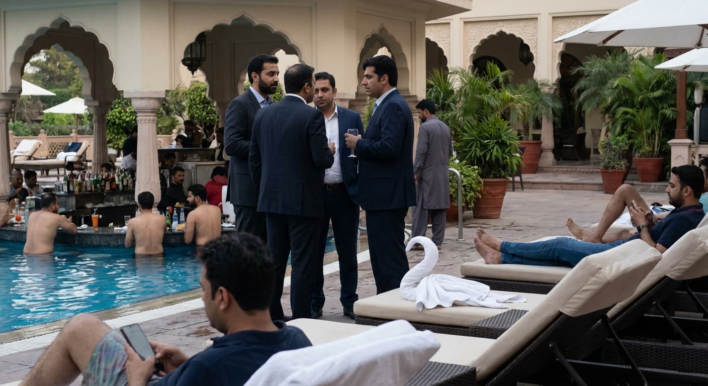 Diplomatic Talks in Paradise: World Peace Discussed Poolside with Complimentary Towels