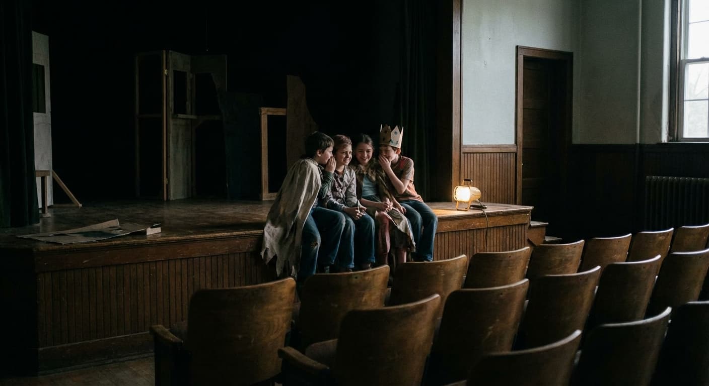 Elementary School Play Delights Audience with Groundbreaking 'Invisible Theater' Production