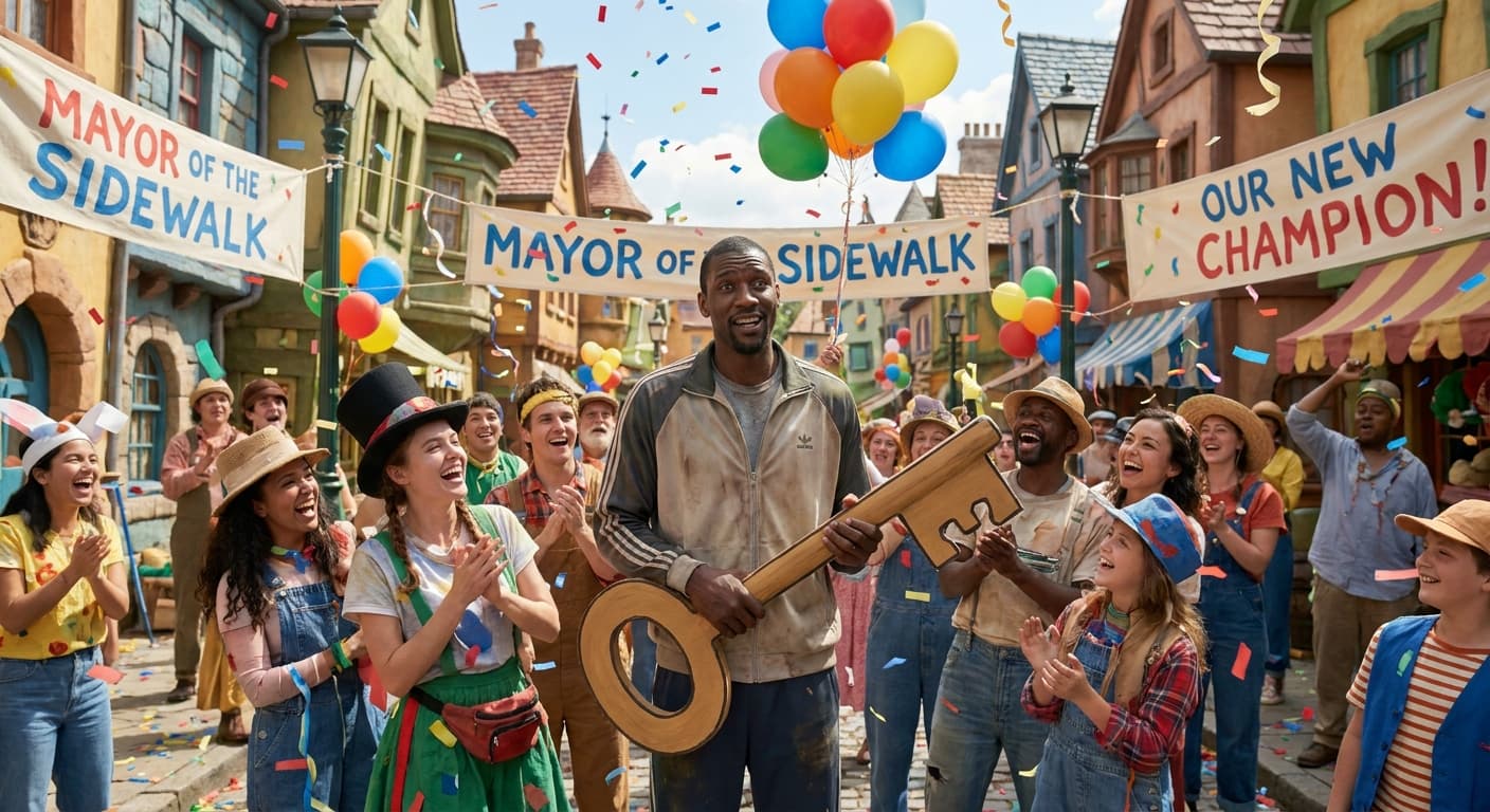 Ex-Basketball Star Accidentally Elected Mayor of Sidewalksville