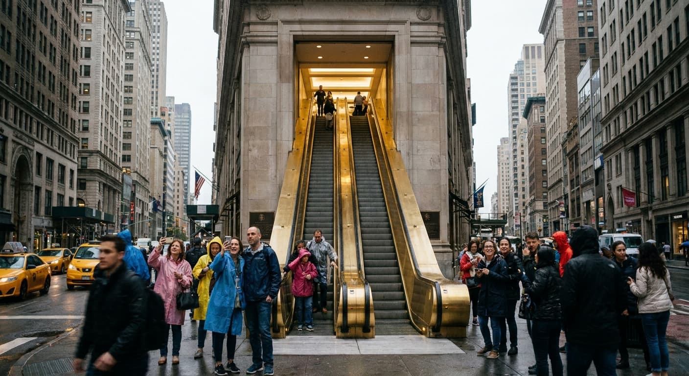 Exclusive: Mayor Mamdani to Install Golden Escalator for Trump's NYC Visit
