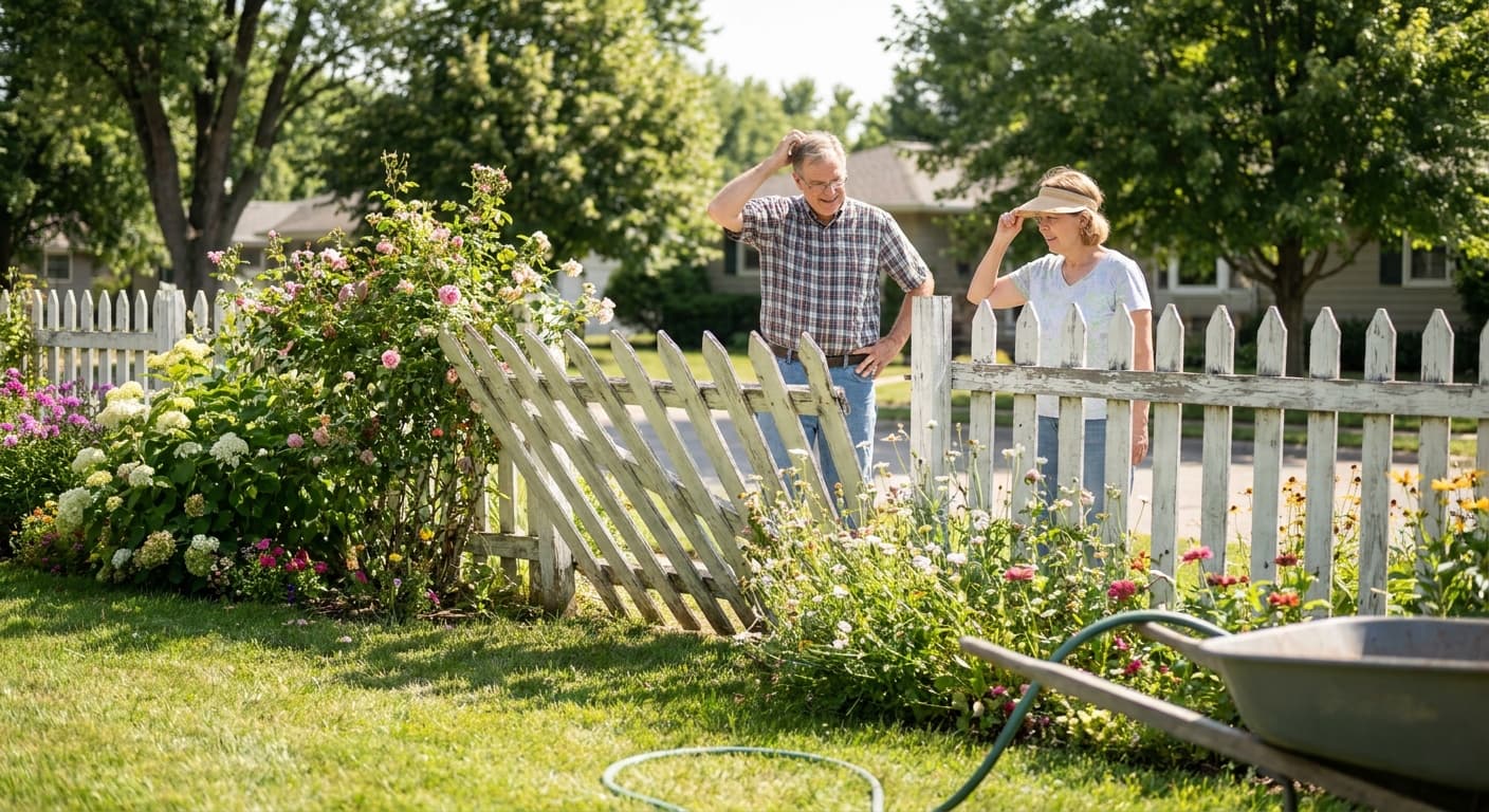 Fence Engages in Six-Year Northern Migration, Neighbors Perplexed