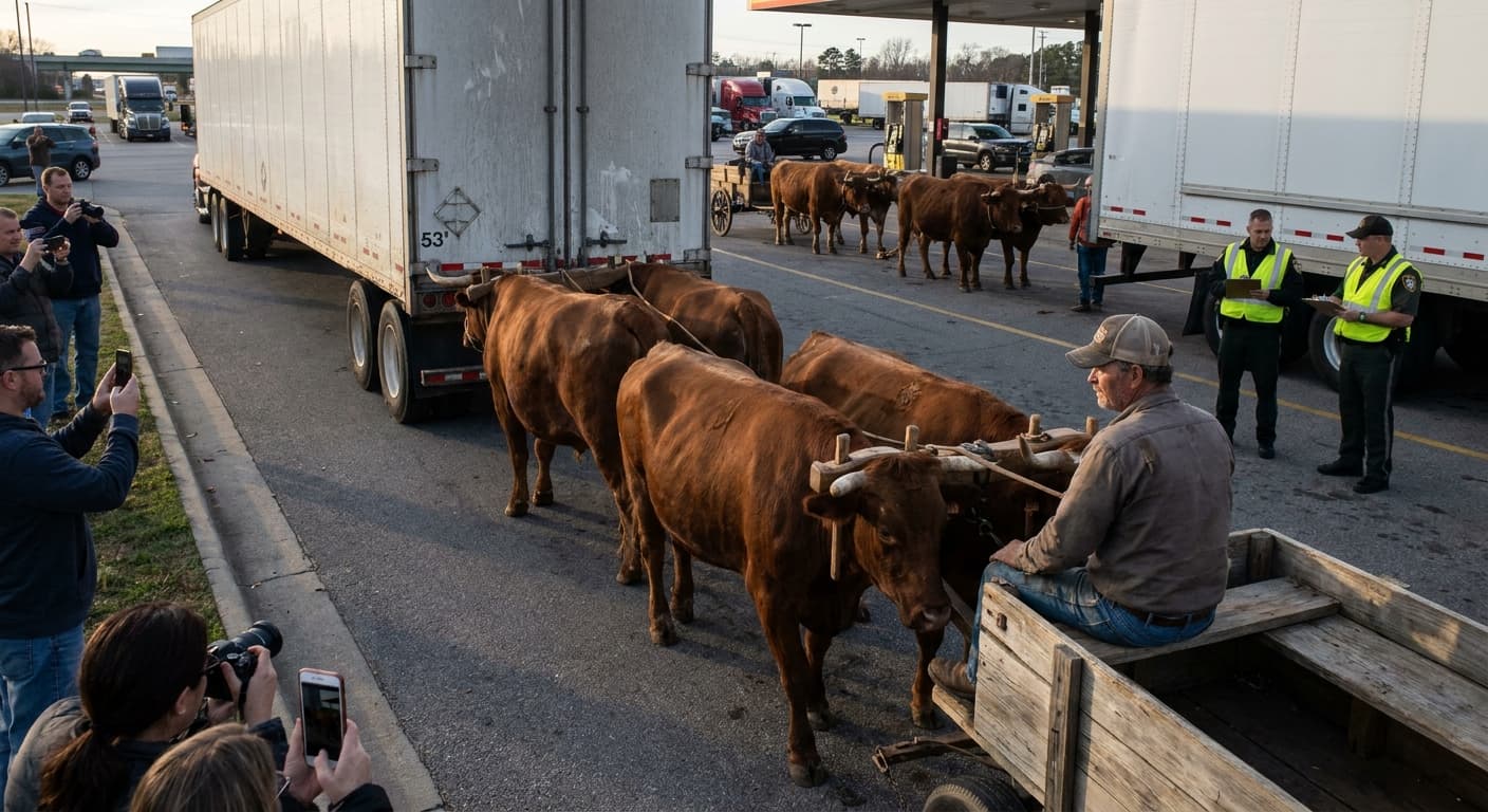 Freight Carriers Embrace Oxen Power Amid Rising Diesel Costs