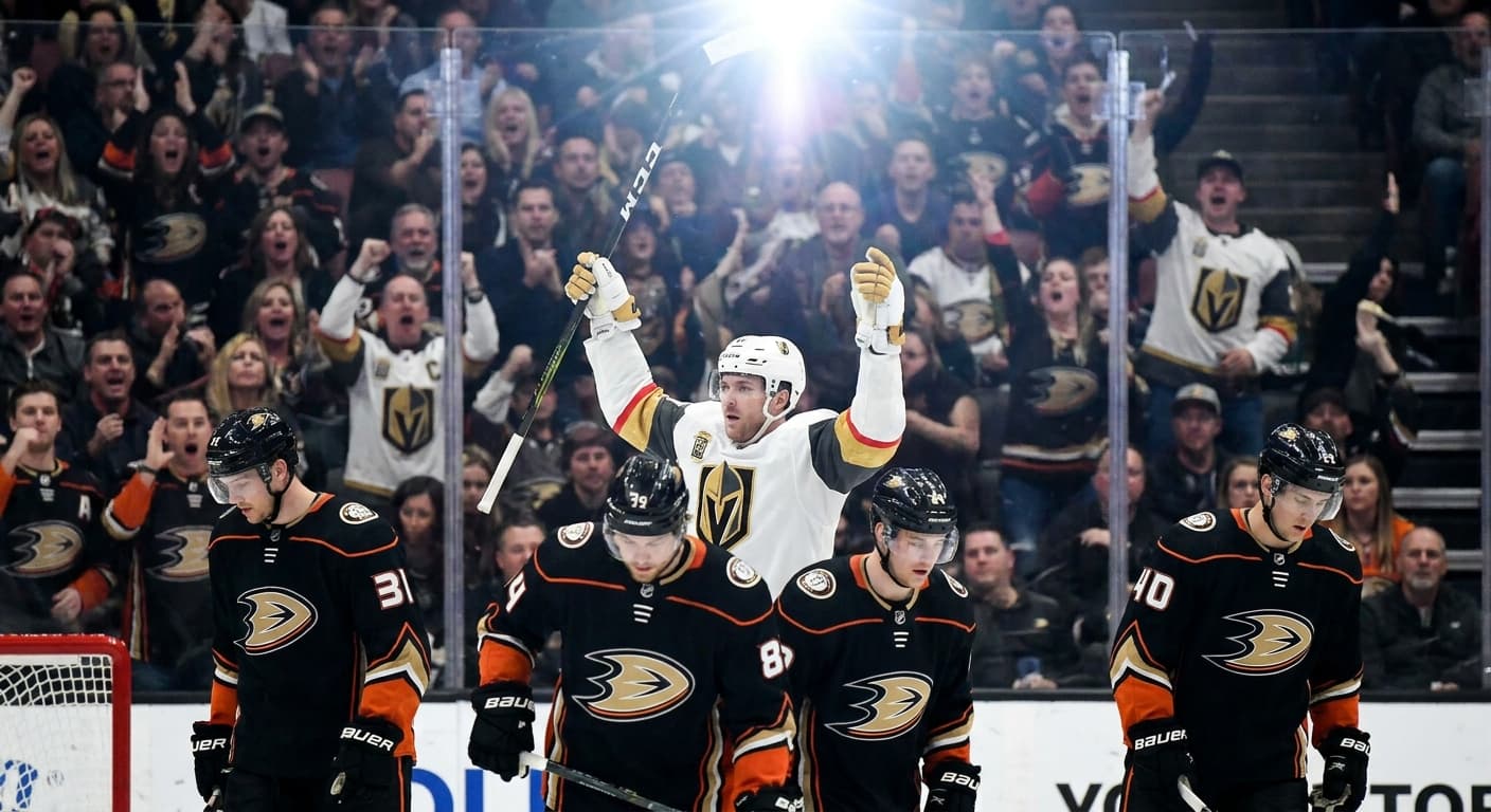Golden Knights' Overtime Goal So Beautiful, Ducks File Missing Persons Report on Win Probability