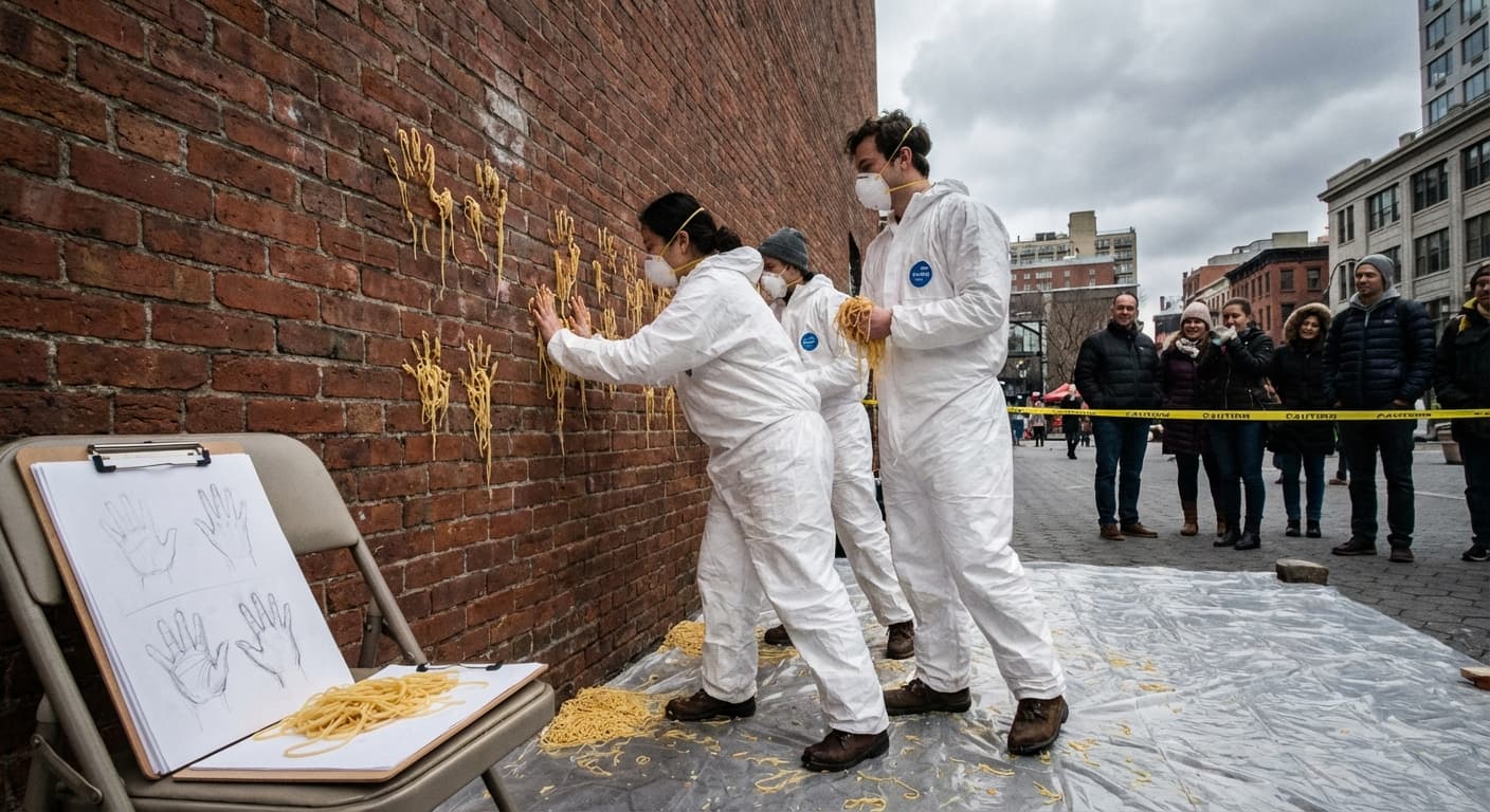 Government to Replace Grenfell Handprints with Spaghetti Art Tribute