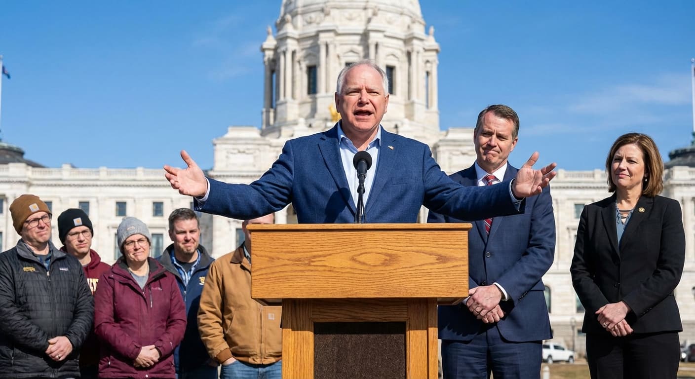 Governor Walz Unveils Pioneering Anti-Anti-Fraud Package