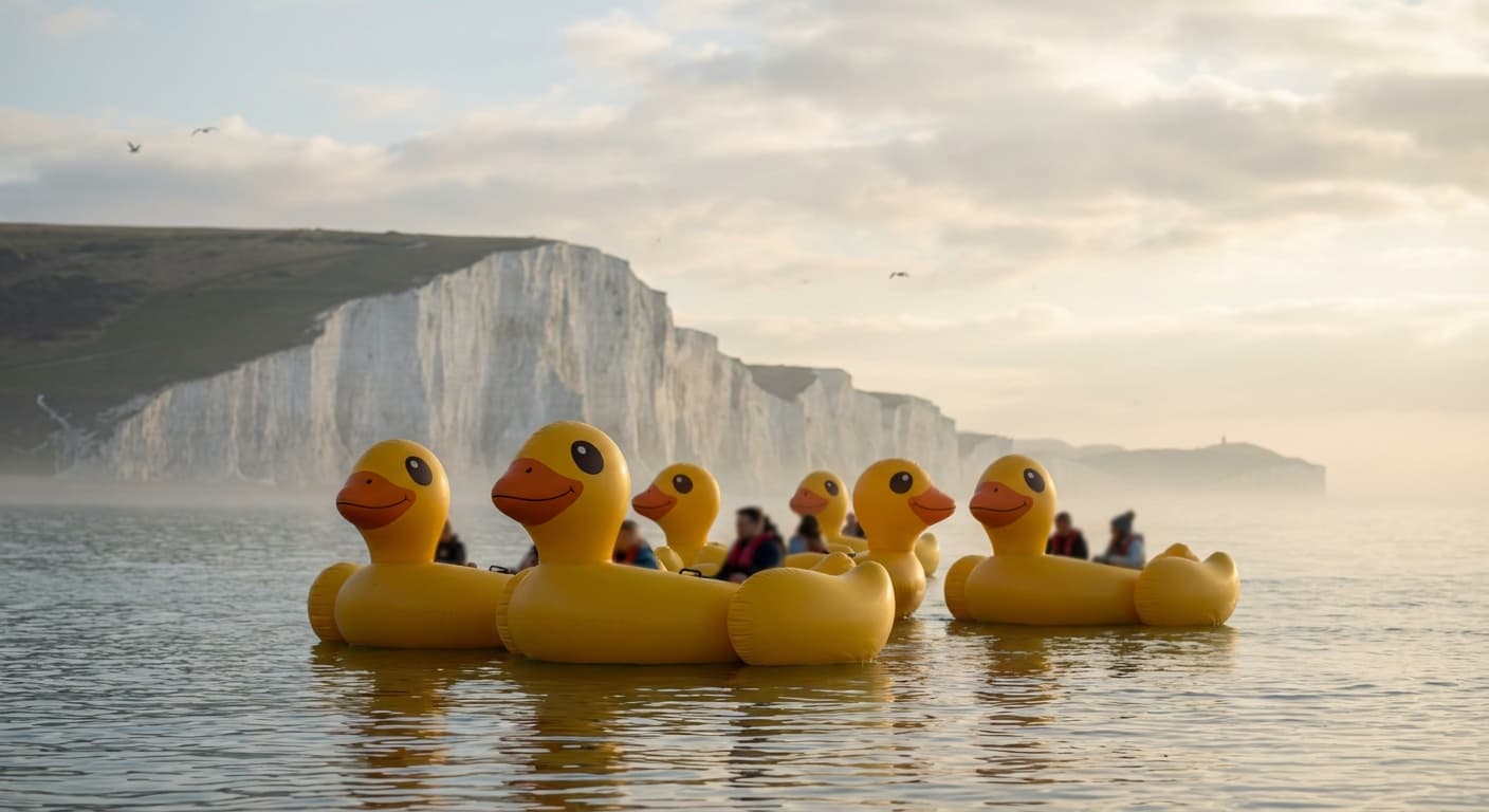 Home Office Floats New Plan: Replace Small Boats with Inflatable Ducks