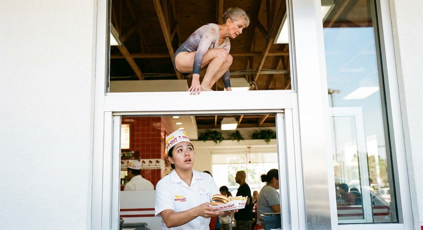 In-N-Out Reinvents Customer Service with Retired Gymnasts and 'Vault Style' Burgers