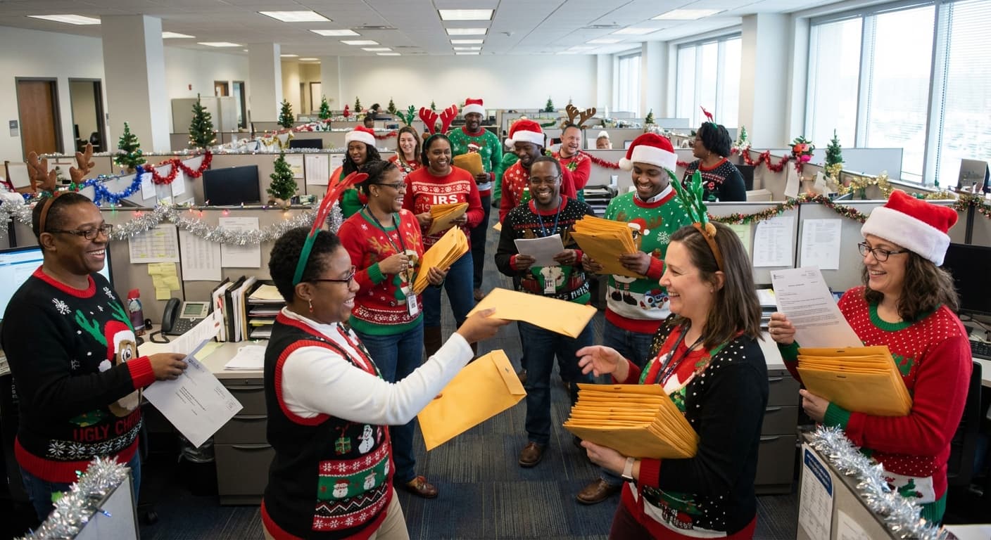 IRS Caught in Holiday Spirit, Sends 42,695 Surprise Cards to Immigration Officials