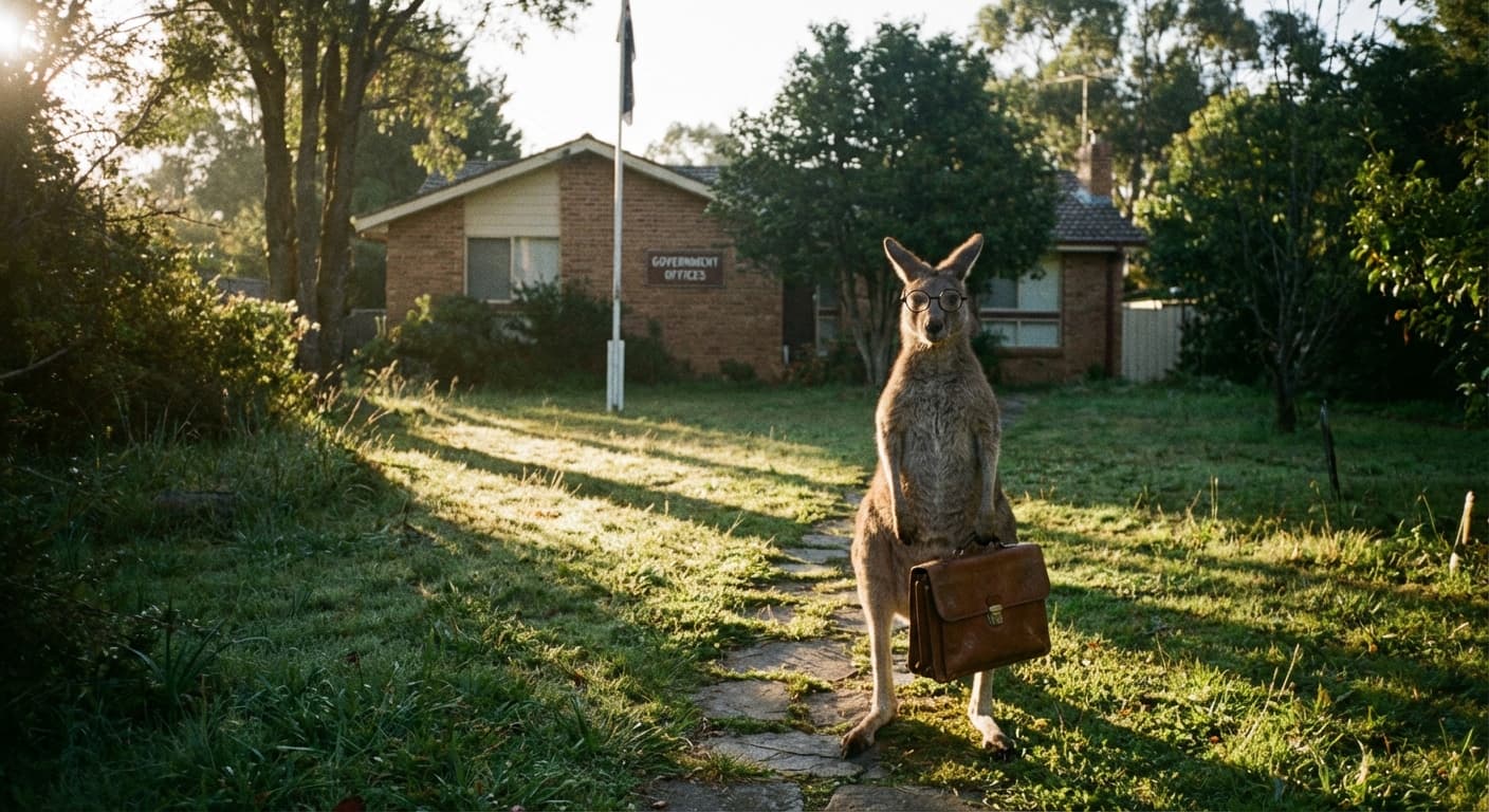 Kangaroo Diplomat Demands Treaty Talks in Prime Minister’s Garden