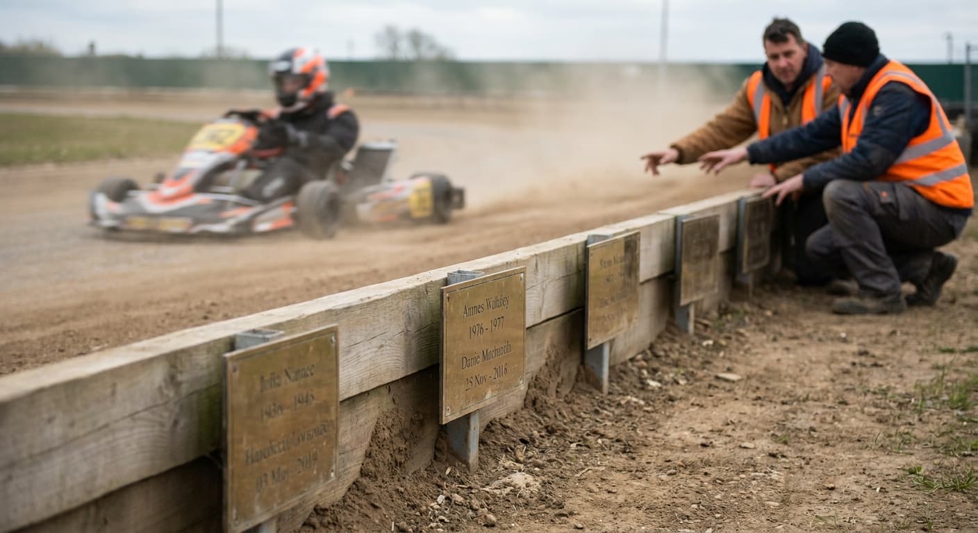 Kart Circuit Dares to Memorialize Every Single Overtake with Brass Plaques