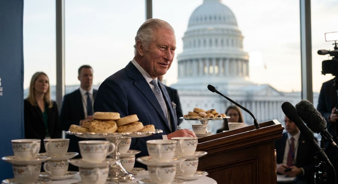 King Charles III to Propose 'Tea and Crumpet' Tax in Congress Visit