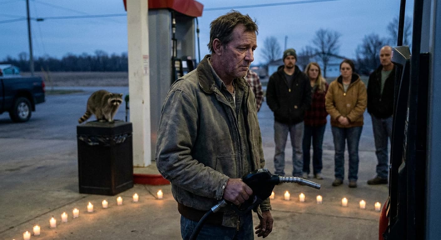 Local Gas Station Owner Holds Candlelit Vigil for Profit Margins