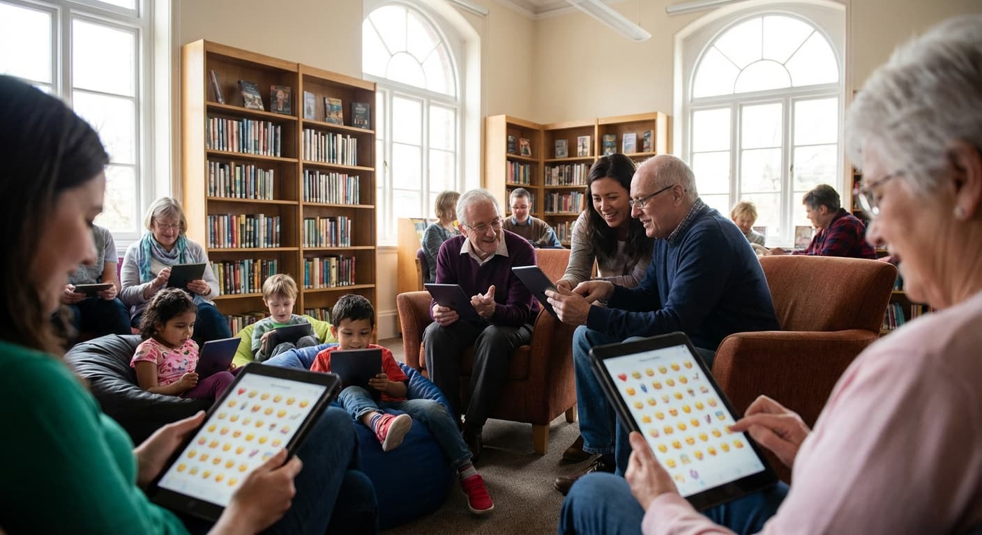 Local Library Unveils Revolutionary Emoji Book Collection