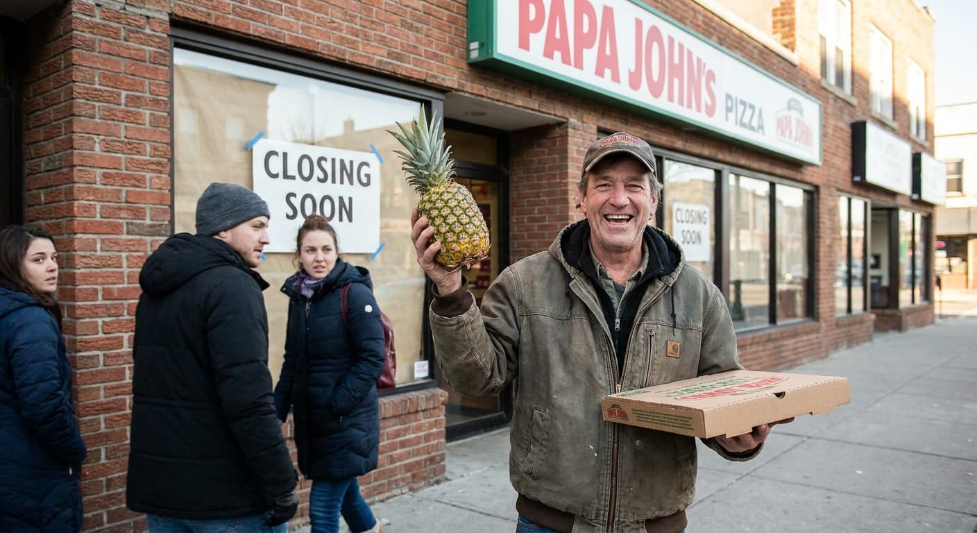 Local Man Vows to Save Papa John's with Pineapple Loyalty Scheme