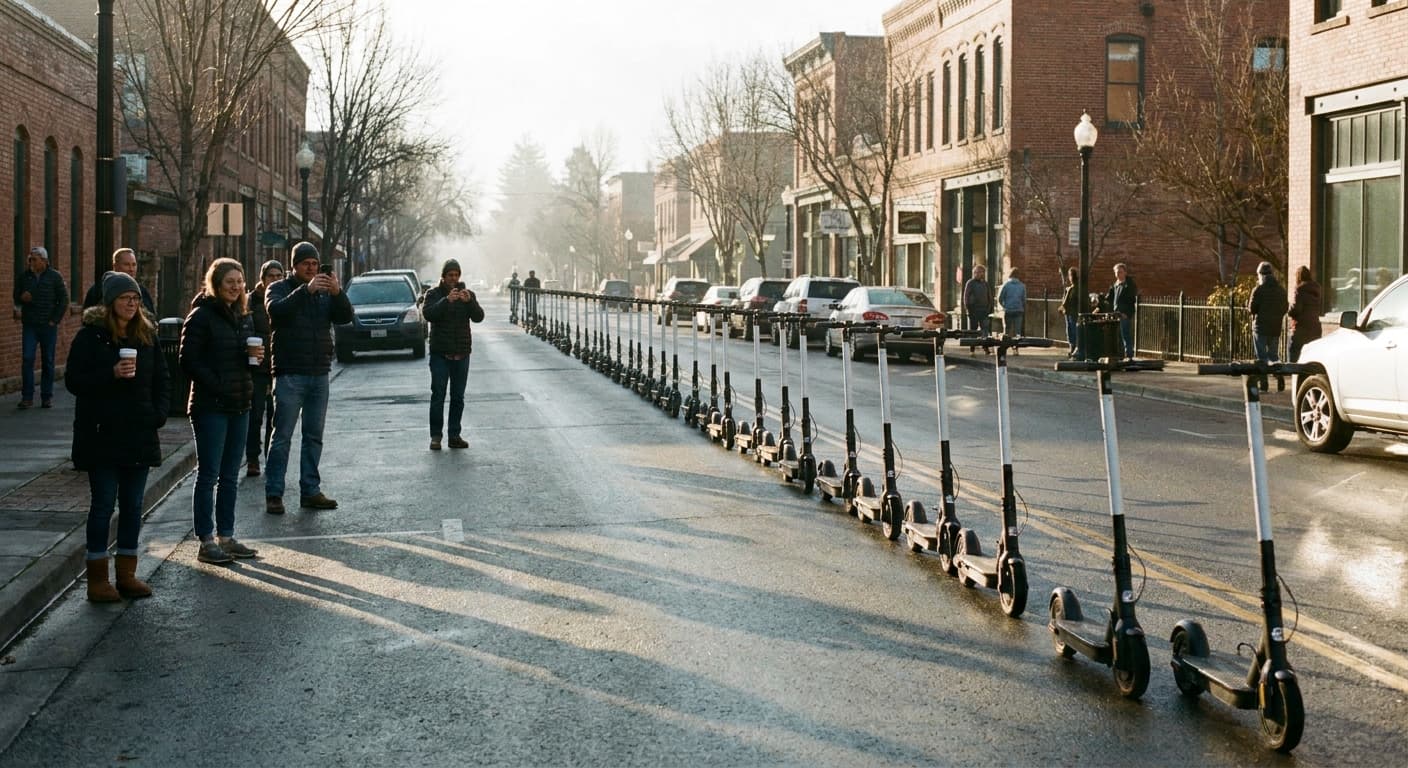 Local Scooters Form Elaborate Migration Pattern, Baffle Scientists