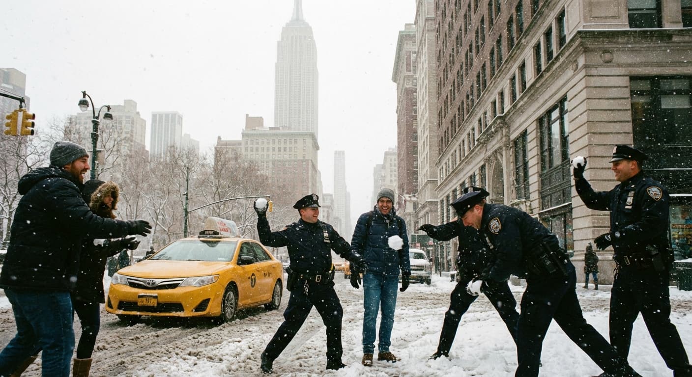 Local Snowball Tactician Cites 'Ancient Snowball Diplomacy' in Manhattan Fracas