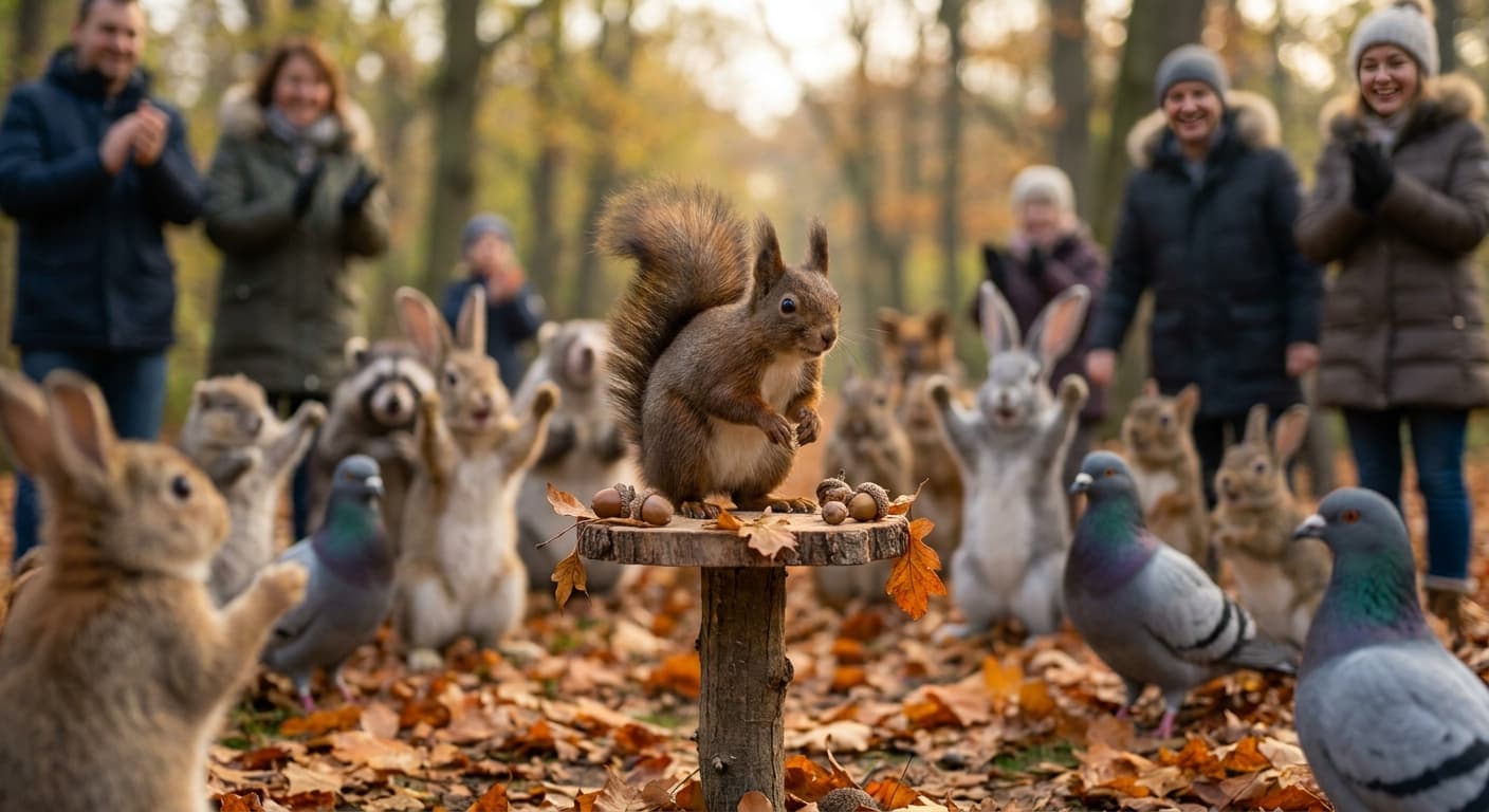 Local Squirrel Elected Mayor: Promises More Nuts, Less Bull