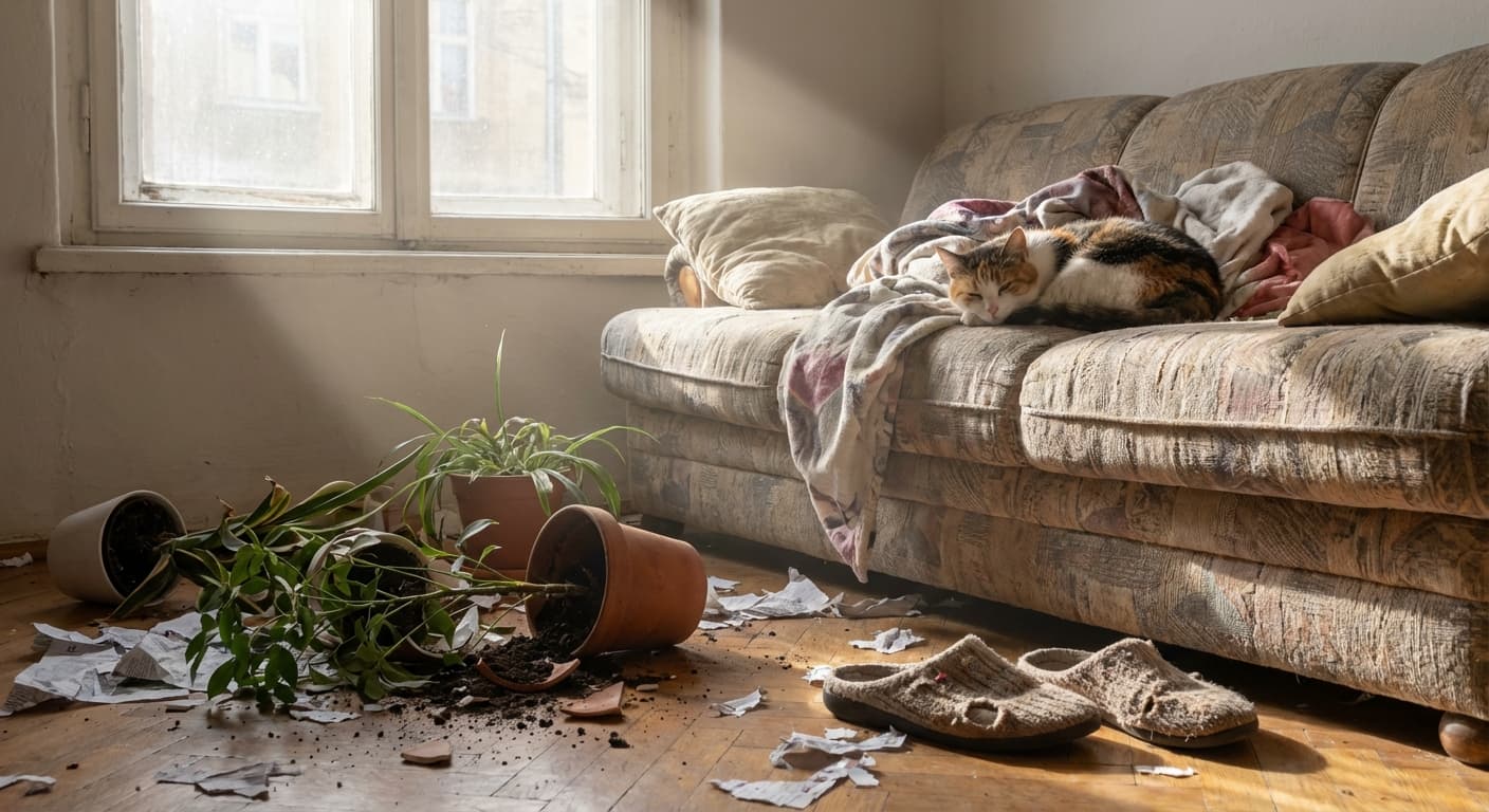 Local Woman Denies Knowledge of Cat's Nighttime Escapades