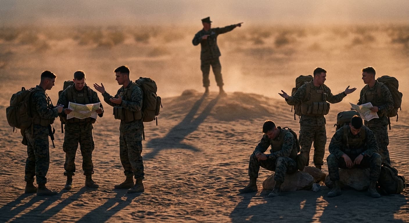 Marines, Marines Everywhere: Troops Outnumber Thoughts in Middle East Adventure