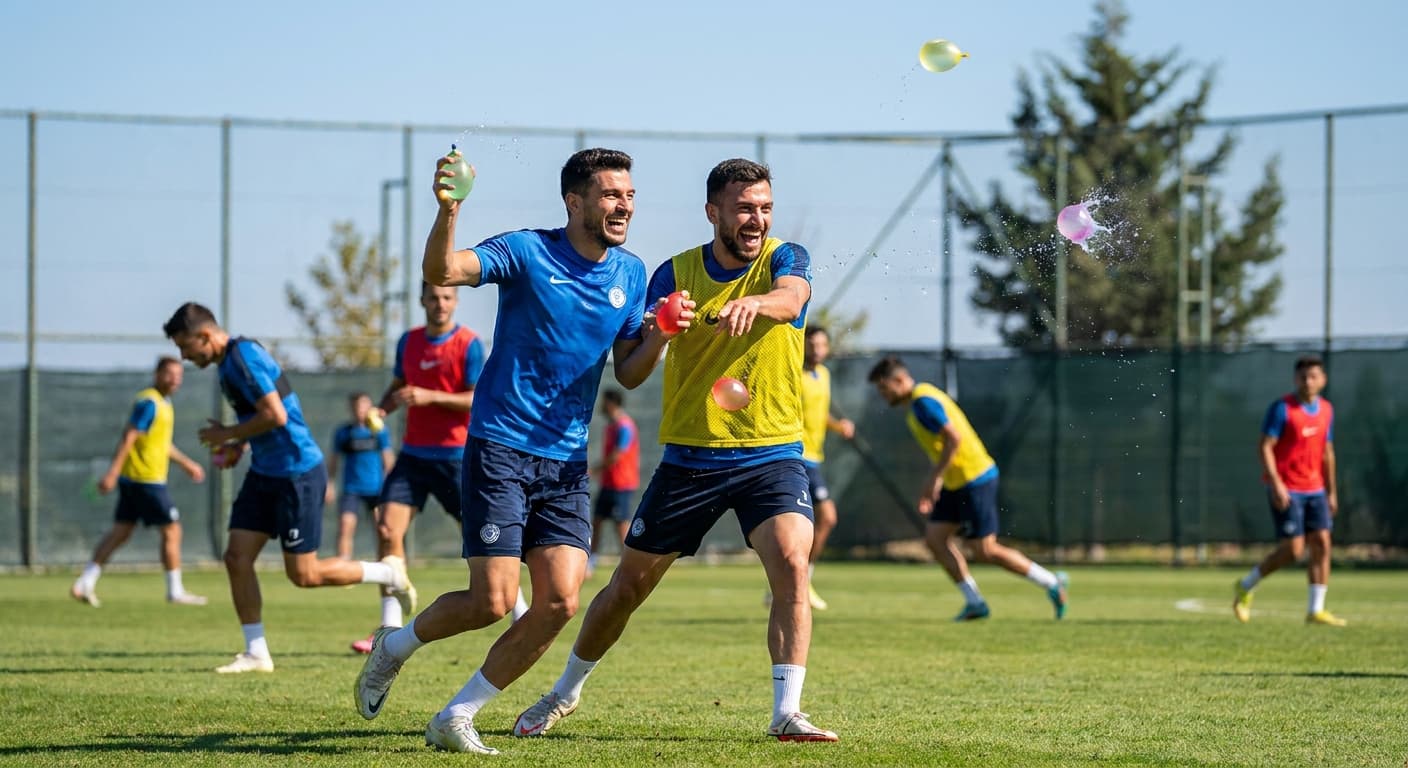 Mbappé Trades Shots (Literally) as Madrid Training Escalates with Water Balloons