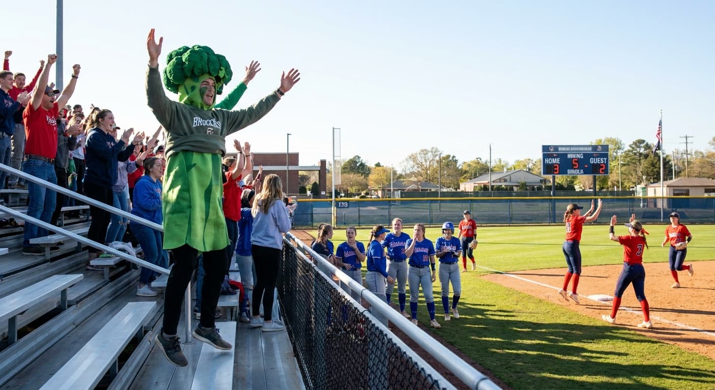 Mississippi State Softball Embraces Broccoli Crusader, Sparks Nationwide Nutritional Uproar