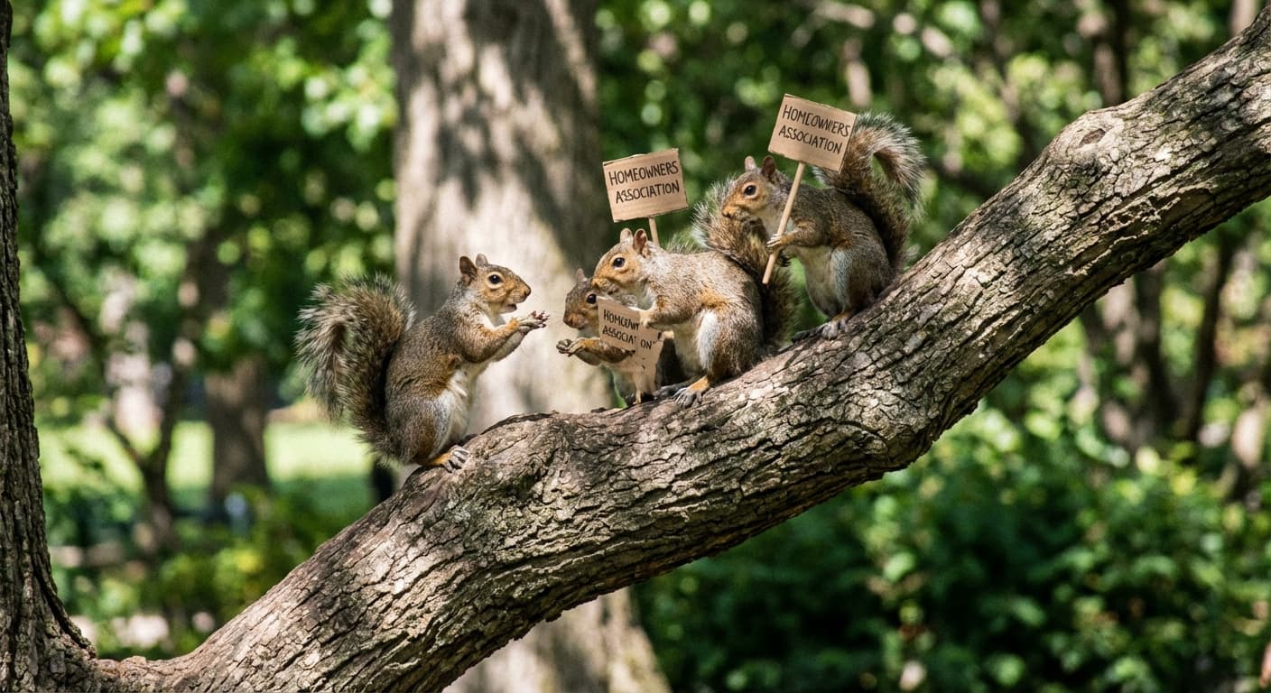 Nation's Squirrels Form 'Homeowners Association' After Mortgage Rates Drop