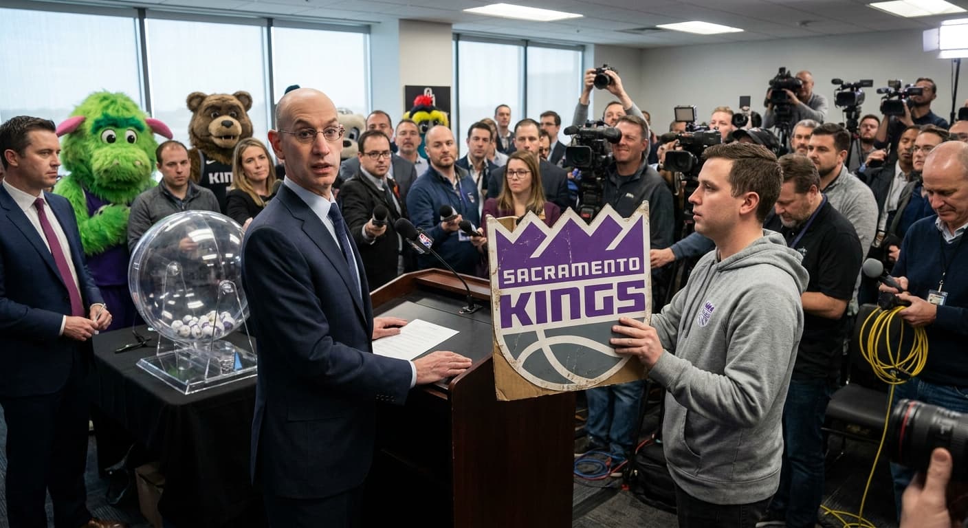 NBA Playoff Draw Goes Awry as Adam Silver Summons Sacramento Kings From 2019
