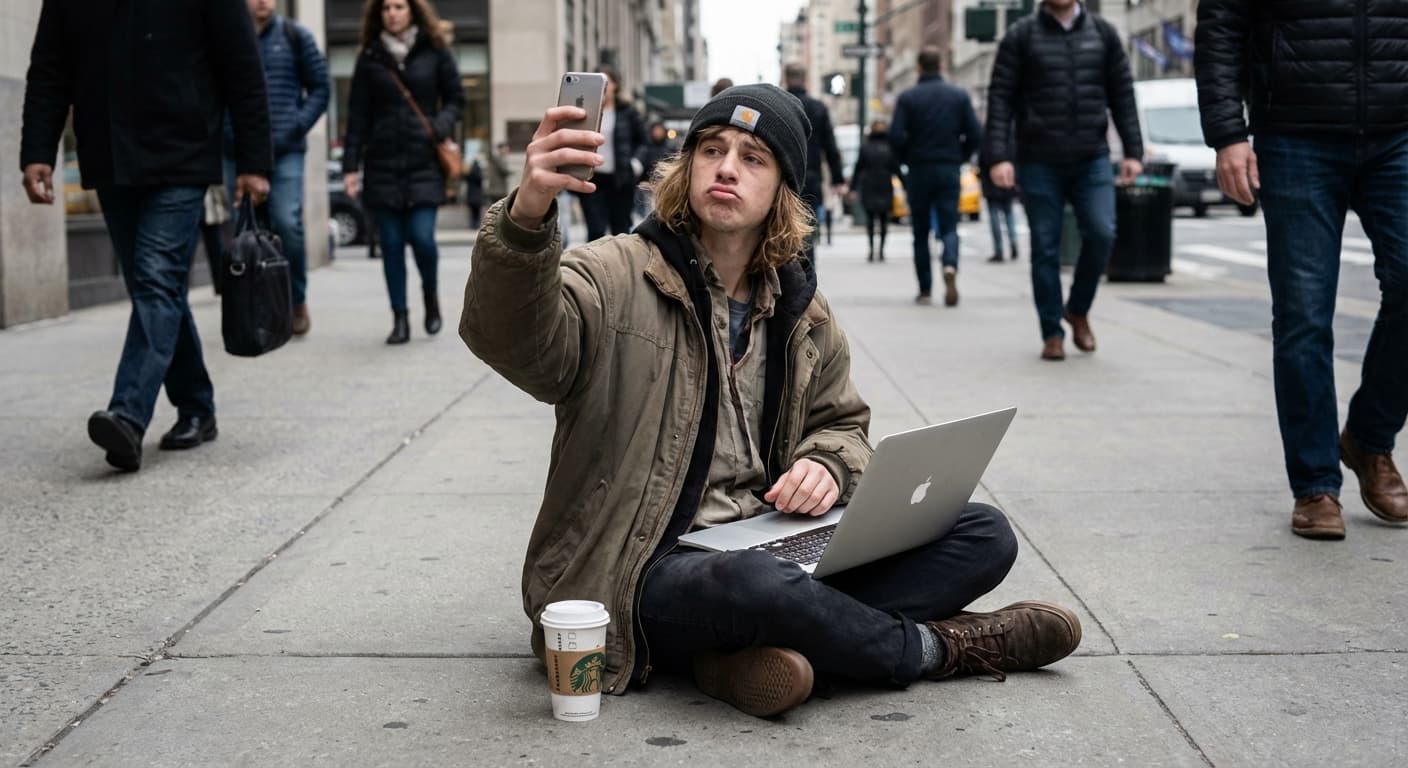 New Trend: Enduring Imaginary Hardships for Authentic Instagram Feeds