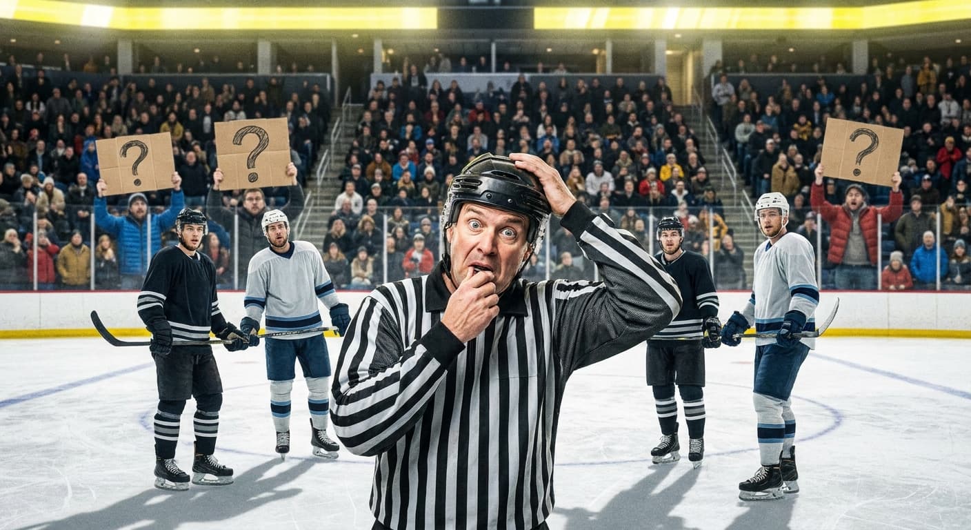 NHL Referees Defend Worst Call Ever, Confirm New Policy of Guesswork