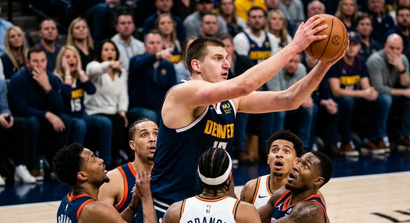 Nikola Jokic Accused of Being Trio in Trenchcoat After Historic Season
