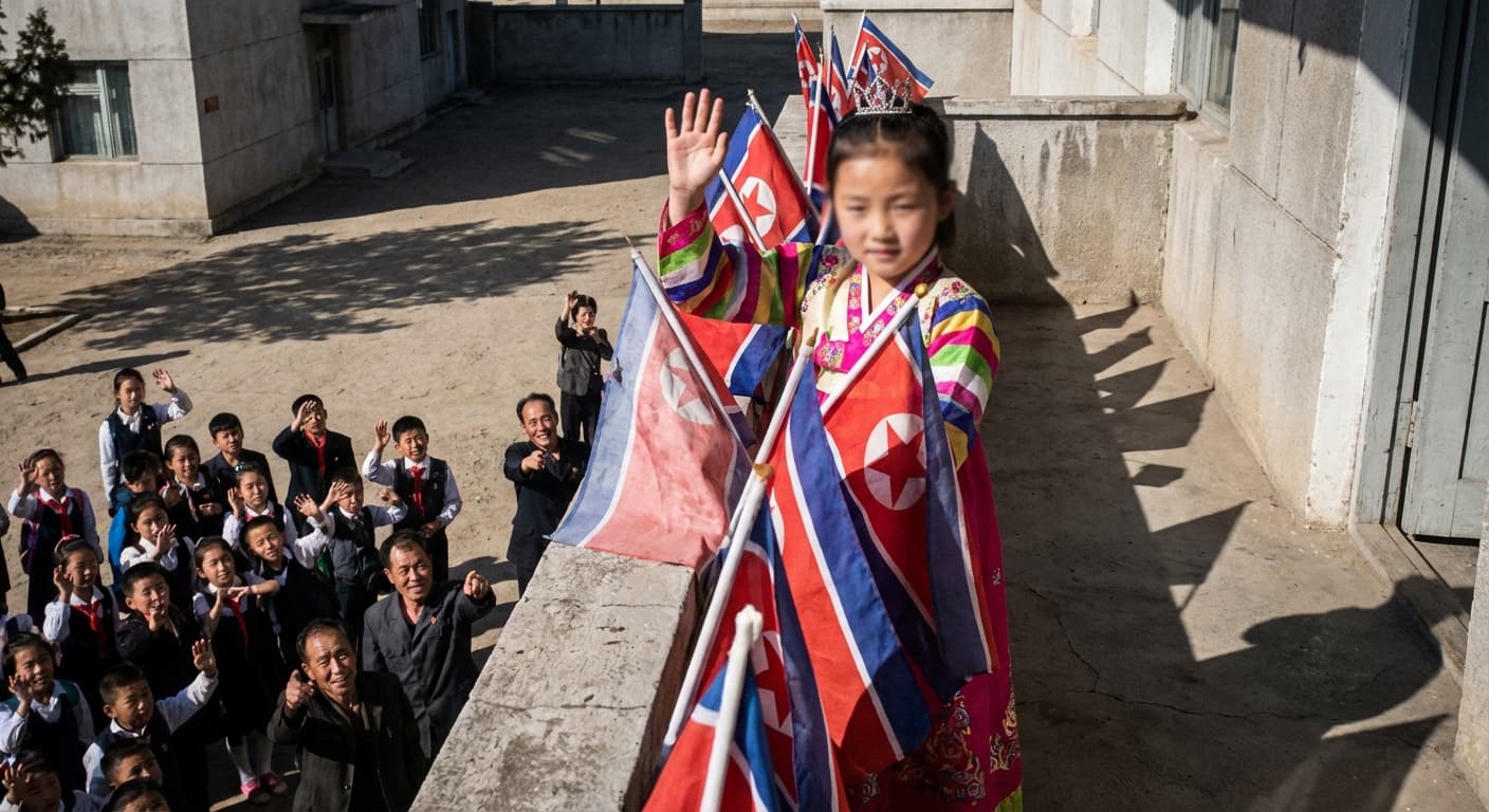 North Korean Youths Advised to Perfect Royal Wave as Kim's Daughter Nears Leadership Role