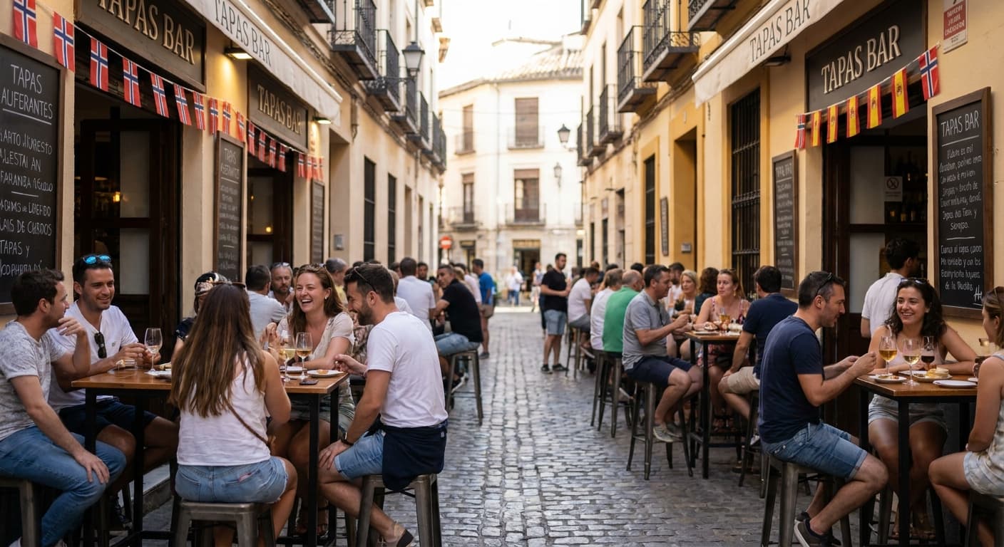 Norway's King Harald Brokers Peace Between Feuding Tapas Bars