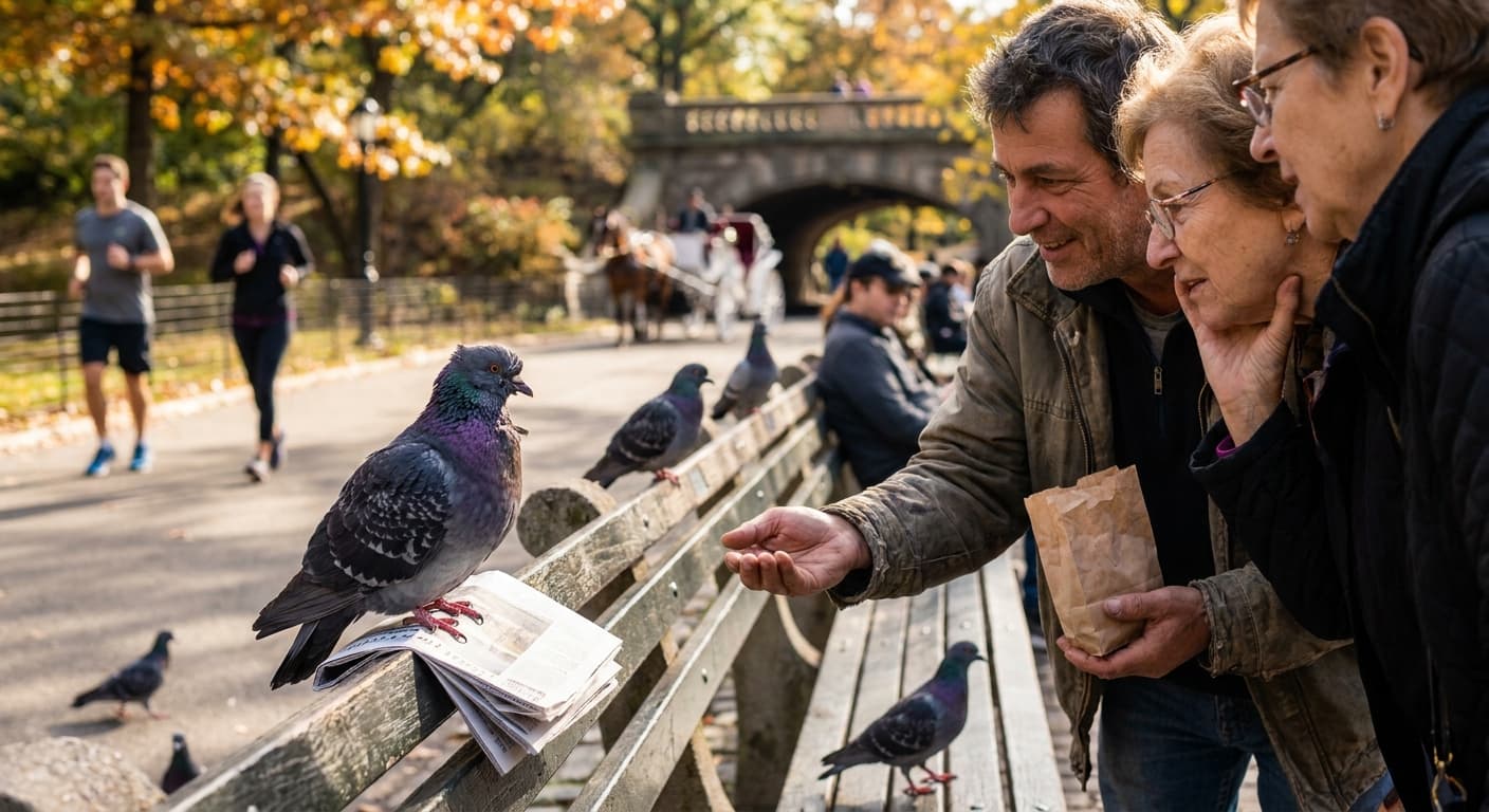 Pigeons and Presidents: Historic Talks Aim to Smooth Feathers on Central Park Benches