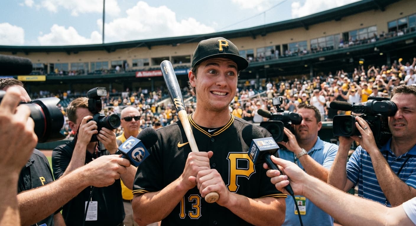 Pittsburgh Pirates Bet Farm on Rookie After Dazzling 0-for-3 Debut