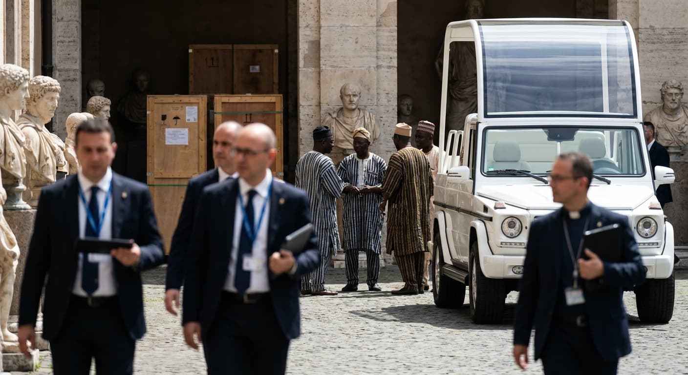 Pope Leo XIV Calls for End to Colonial Exploitation, Surrounded by Centuries of Treasures