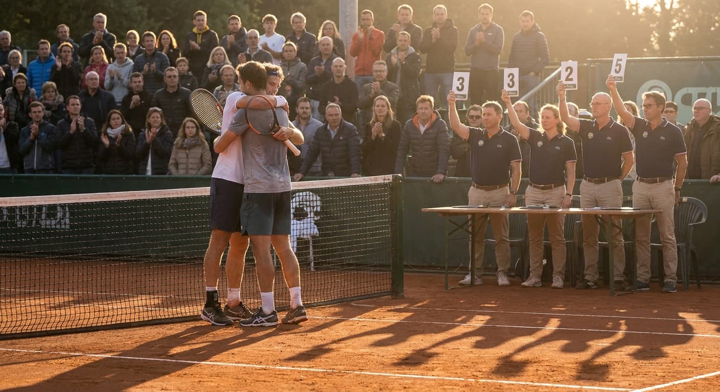 Post-Match Embrace Becomes Officially Scored Discipline, Complete with Judging Panel