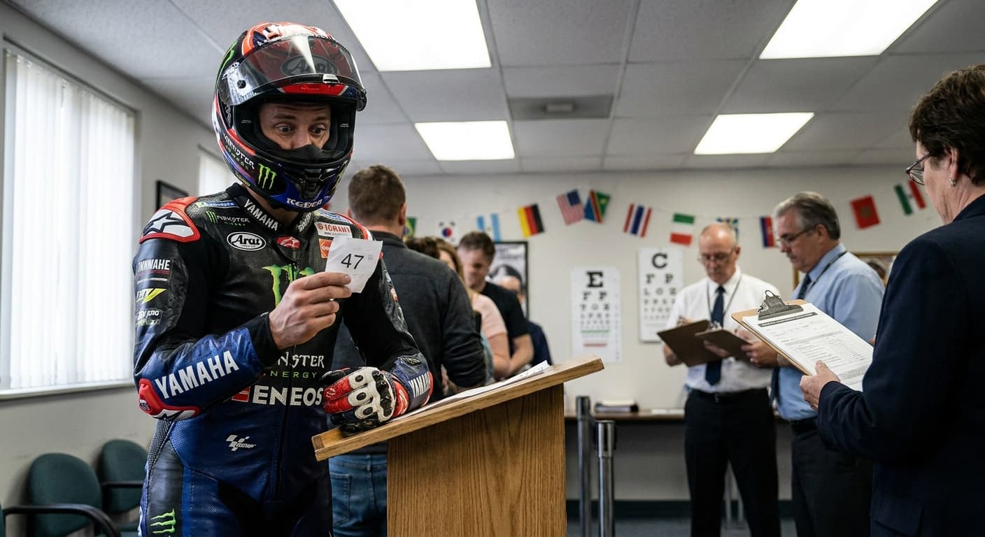 Rookie Racer Wins MotoGP, Must Now Pass Learner's Permit Test to Celebrate