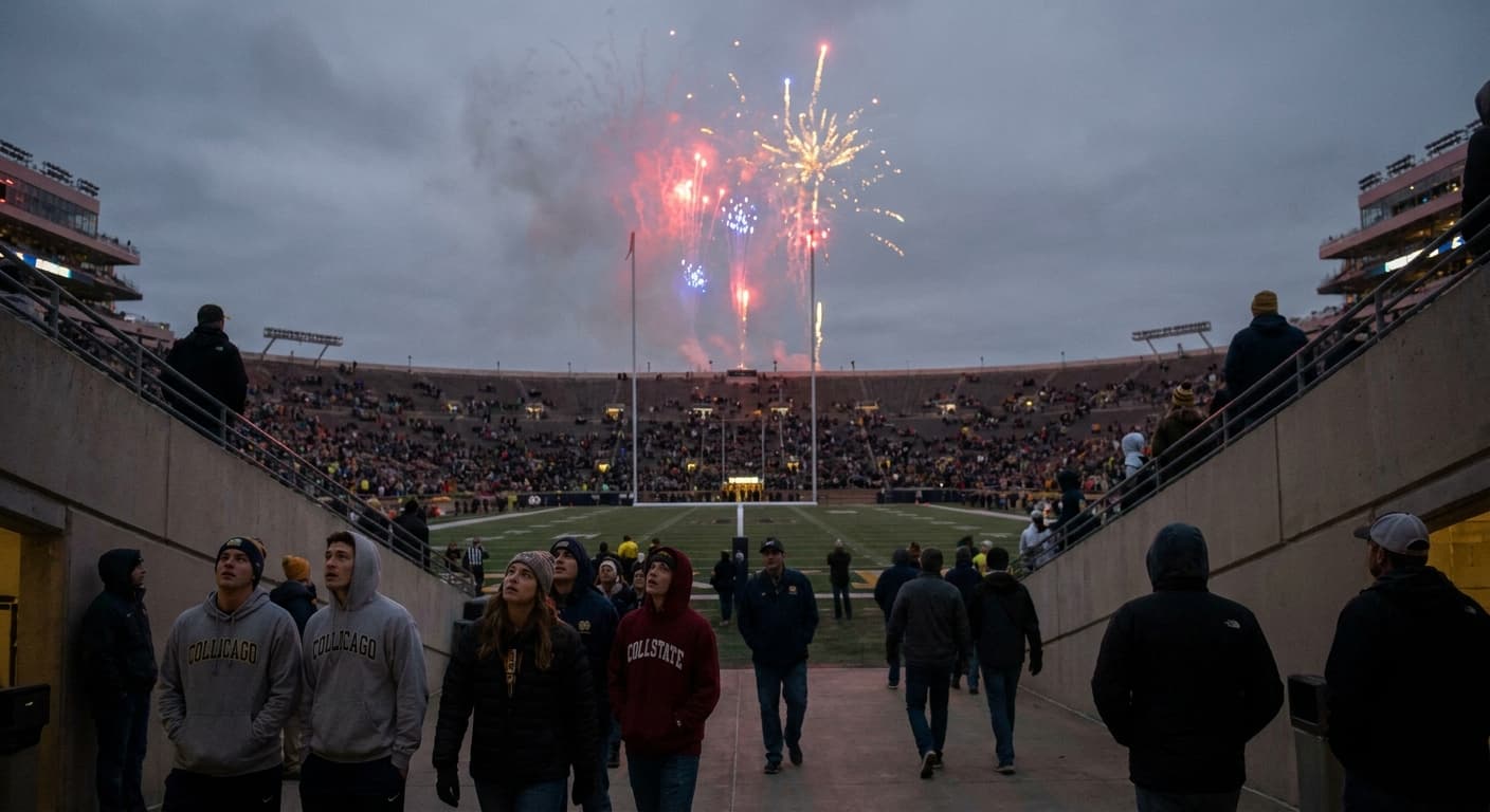 Rutgers Celebrates 'Conceptual Victory' with Fireworks After Defeat by UMass